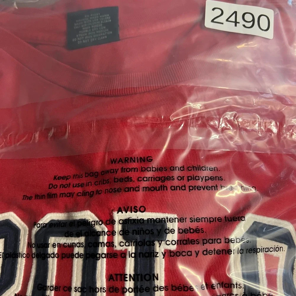 Polo Ralph Lauren Red Long Sleeve Spellout T-Shirt Mens XXL XXL Cotton
